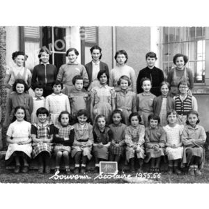 Coublevie : &eacute;cole en 1955-56