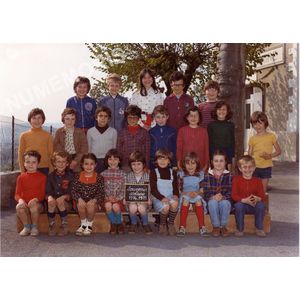 Coublevie : école en 1974-75