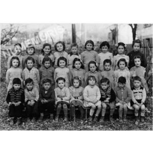 Coublevie : école en 1952 à la Tivollière