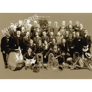 Fanfare de Coublevie en 1910