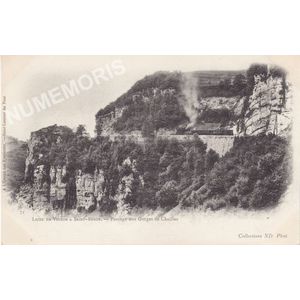 071 Ligne de Voiron &agrave; Saint B&eacute;ron passage aux gorges de Chailles 