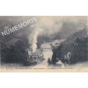 Environs de Pont-de-Beauvoisin les usines de Chaille-sur-le-Guiers