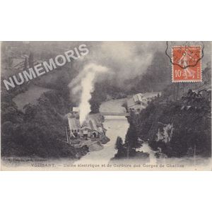 Voissant usine &eacute;lectrique et de carbure des gorges de Chailles