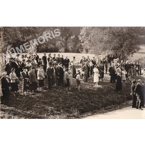 Voissant : buste de Paul Bourde en 1958