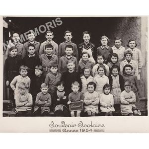 Voissant : &eacute;cole en 1954