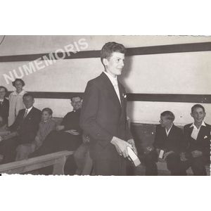 Voissant : remise des dipl&ocirc;mes vers 1957