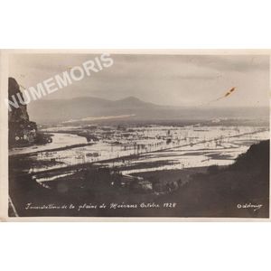 Inondations de la plaine de Moirans octobre 1928