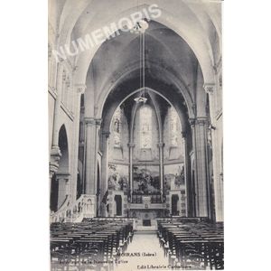 Moirans (Is&egrave;re) int&eacute;rieur de la nouvelle &eacute;glise