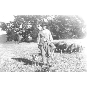 Bilieu le berger Joseph Beillard, aveugle