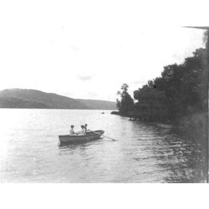 Charavines : barque avant 1914