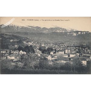 2655 Voiron (Is&egrave;re) vue g&eacute;n&eacute;rale et la Grande Sure (1924 m)
