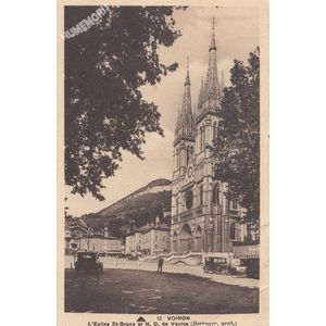012 Voiron l'&eacute;glise St-Bruno et N.D. de Vouise (Berruyer, arch.)