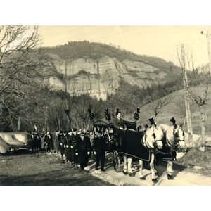 Saint Nicolas de Macherin enterrement d'Aim&eacute; Goguet en 1954