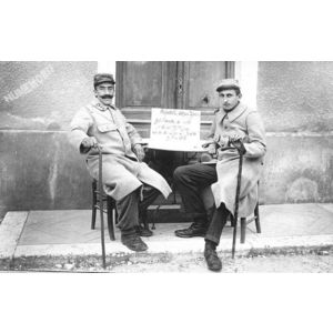 Voiron infirmerie pendant 14-18 le p&egrave;re et le fils