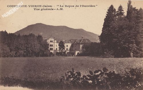 Coublevie-Voiron (Is&egrave;re) "le repos de l'Ouvri&egrave;re" vue g&eacute;n&eacute;rale A.M.