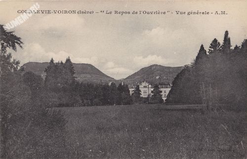 Coublevie-Voiron (Is&egrave;re) "le repos de l'Ouvri&egrave;re" vue g&eacute;n&eacute;rale A.M.