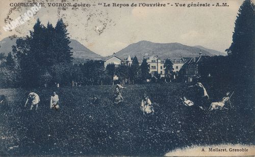 Coublevie-Voiron (Is&egrave;re) "le repos de l'Ouvri&egrave;re" vue g&eacute;n&eacute;rale A.M.