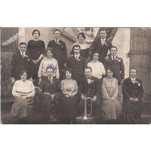 conscrits de St Etienne de Crossey en 1924