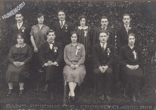 Saint Etienne de Crossey conscrits