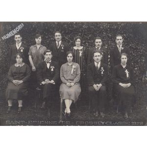 conscrits de St Etienne de Crossey en 1926