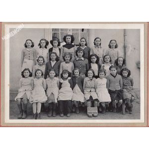 &eacute;cole de filles de St Etienne de Crossey en 1950-51