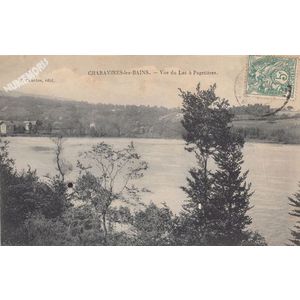 Charavines-les-Bains vue du lac &agrave; Pageti&egrave;res