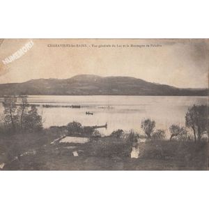 Charavines-les-Bains vue g&eacute;n&eacute;rale du lac et la Montagne de Paladru