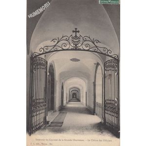 JG 354 Int&eacute;rieur du Couvent de la Grande Chartreuse- le clo&icirc;tre des officiers 