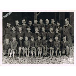 le Pin en 1954-55 &eacute;cole des gar&ccedil;ons