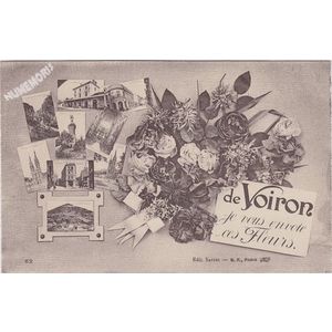 de Voiron je vous envoie ces fleurs