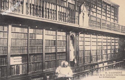 016 Dauphin&eacute; Couvent de la Grande Chartreuse la Biblioth&egrave;que