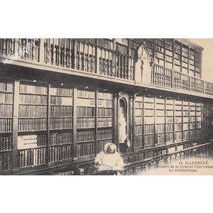 016 Dauphin&eacute; Couvent de la Grande Chartreuse la Biblioth&egrave;que