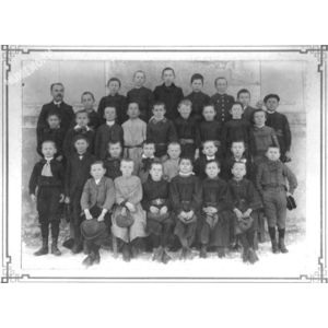 Saint-Etienne-de-Crossey : &eacute;cole des gar&ccedil;ons avant 1914