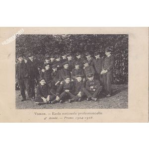 Voiron Ecole Nationale Professionnelle 4e année promo 1904-1908