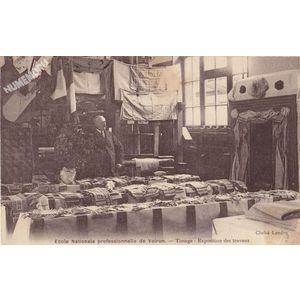 Ecole Nationale Professionnelle de Voiron tissage exposition des travaux