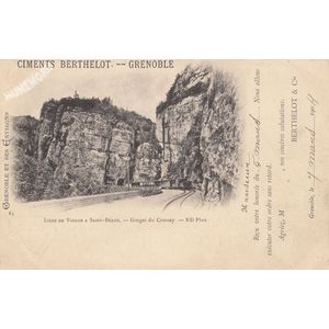 063 Ligne de Voiron &agrave; Saint-B&eacute;ron Gorges du Crossey ND Phot