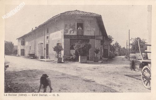 la Buisse (Is&egrave;re) caf&eacute; Deriat