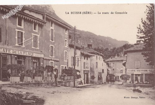 la Buisse (Is&egrave;re) la route de Grenoble