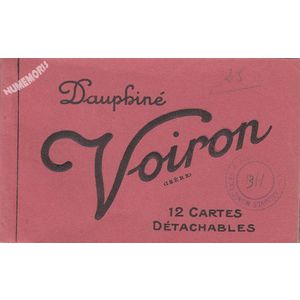 Dauphiné Voiron (Isère) 12 cartes détachables