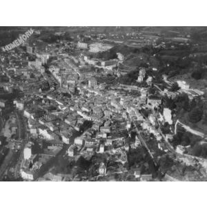 Voiron : vues a&eacute;riennes de la DDE de 1970