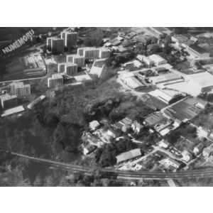 Voiron : vues aériennes de la DDE de 1970