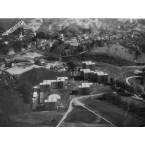 Voiron : vues a&eacute;riennes de la DDE de 1970