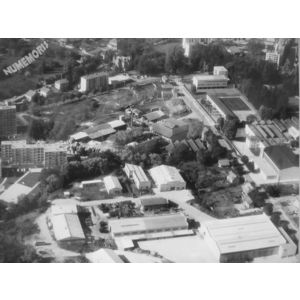 Voiron : vues a&eacute;riennes de la DDE de 1970