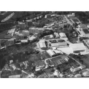 Voiron : vues a&eacute;riennes de la DDE de 1970