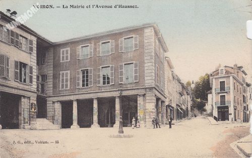 JG 055 Voiron la Mairie et l'avenue d'Haussez