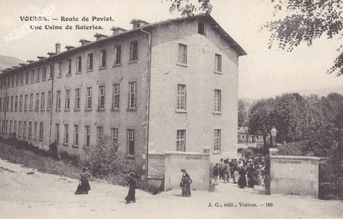 JG 166 Voiron route de Paviot une usine de Soieries