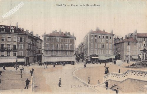JG 420 Voiron place de la R&eacute;publique