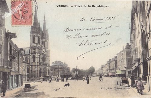 JG 148 Voiron place de la R&eacute;publique