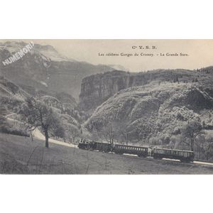Cie VSB les c&eacute;l&egrave;bres gorges du Crossey la Grande sure