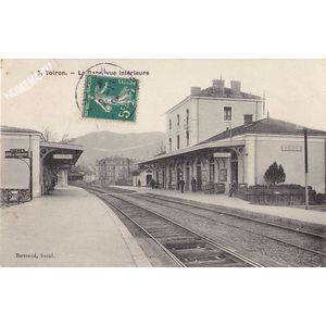 005 Voiron la Gare vue int&eacute;rieure